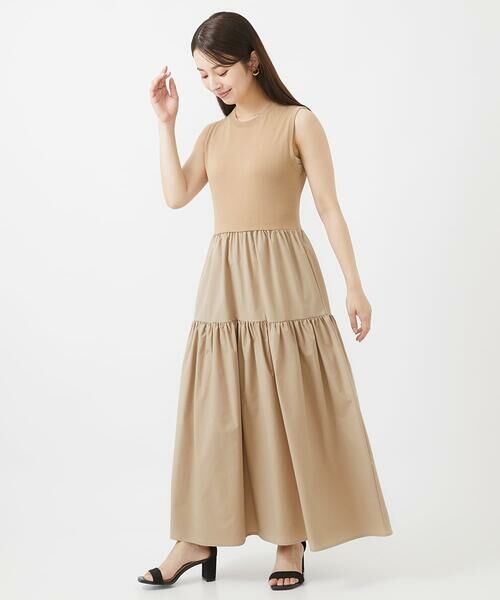 Maison de CINQ / メゾン ドゥ サンク ロング・マキシ丈ワンピース | 【小さいサイズ】ティアードデザインワンピース/洗える | 詳細19