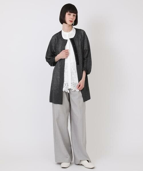 Maison de CINQ / メゾン ドゥ サンク シャツ・ブラウス | 【小さいサイズ】ケミカルレースジョイントデザインブラウス | 詳細23