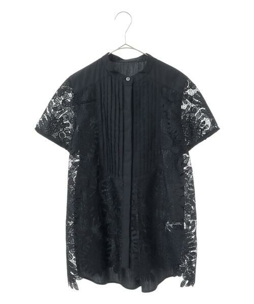 Maison de CINQ / メゾン ドゥ サンク シャツ・ブラウス | 【小さいサイズ】ケミカルレースジョイントデザインブラウス | 詳細30