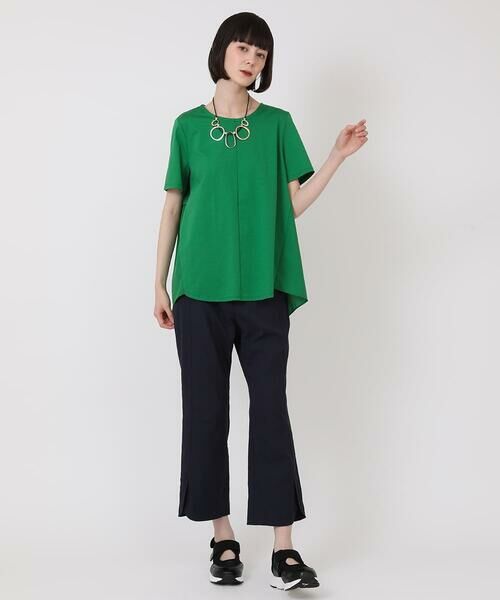 Maison de CINQ / メゾン ドゥ サンク カットソー | 【小さいサイズ/洗濯機で洗える】バックフレアドッキングTシャツ | 詳細26