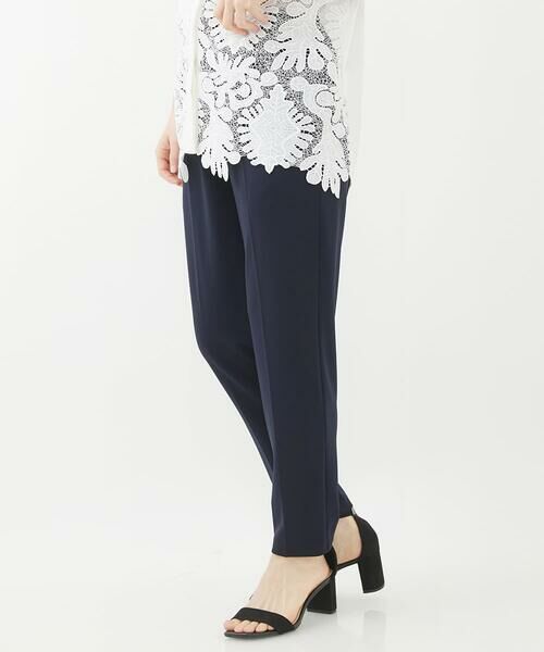 Maison de CINQ / メゾン ドゥ サンク ショート・ハーフ・半端丈パンツ | 【小さいサイズ/洗濯機で洗える】リラックステーパードパンツ | 詳細1