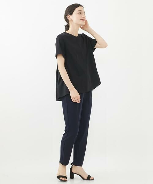 Maison de CINQ / メゾン ドゥ サンク ショート・ハーフ・半端丈パンツ | 【小さいサイズ/洗濯機で洗える】リラックステーパードパンツ | 詳細17