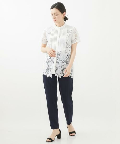 Maison de CINQ / メゾン ドゥ サンク ショート・ハーフ・半端丈パンツ | 【小さいサイズ/洗濯機で洗える】リラックステーパードパンツ | 詳細19