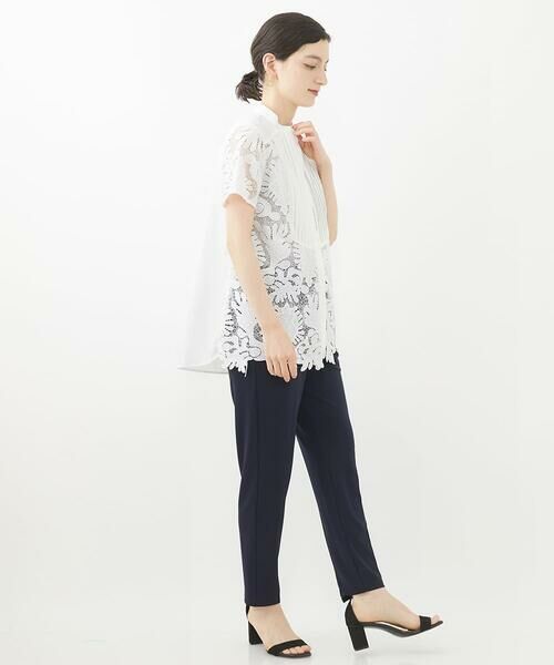 Maison de CINQ / メゾン ドゥ サンク ショート・ハーフ・半端丈パンツ | 【小さいサイズ/洗濯機で洗える】リラックステーパードパンツ | 詳細20