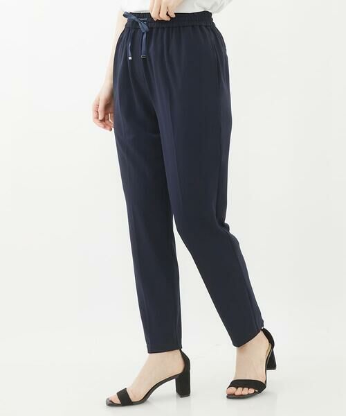 Maison de CINQ / メゾン ドゥ サンク ショート・ハーフ・半端丈パンツ | 【小さいサイズ/洗濯機で洗える】リラックステーパードパンツ | 詳細3