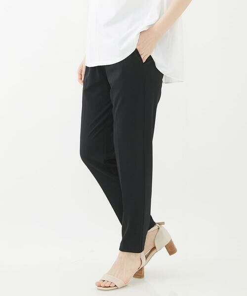Maison de CINQ / メゾン ドゥ サンク ショート・ハーフ・半端丈パンツ | 【小さいサイズ/洗濯機で洗える】リラックステーパードパンツ | 詳細4