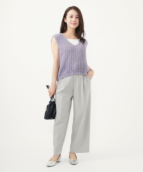 Maison de CINQ / メゾン ドゥ サンク ニット・セーター | 【小さいサイズ】リボンヤーンニットベスト/洗える | 詳細29