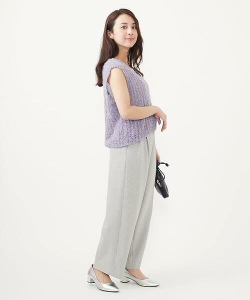 Maison de CINQ / メゾン ドゥ サンク ニット・セーター | 【小さいサイズ】リボンヤーンニットベスト/洗える | 詳細30