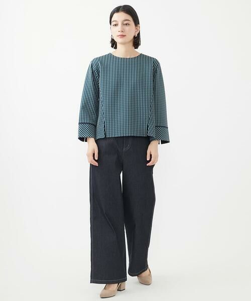 Maison de CINQ / メゾン ドゥ サンク カットソー | [セットアップ対応]チェックジャガードジャージープルオーバー | 詳細26