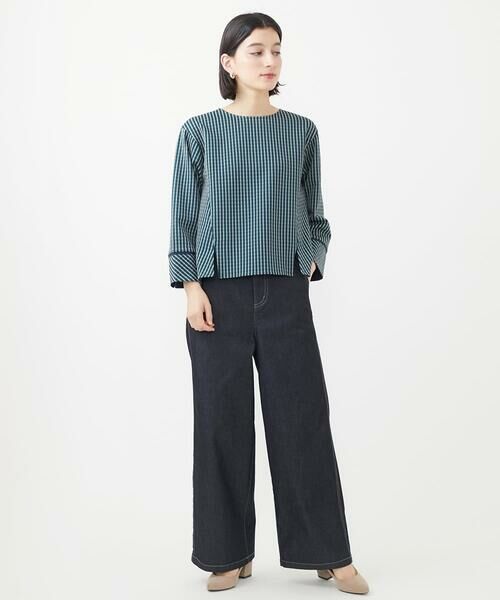 Maison de CINQ / メゾン ドゥ サンク カットソー | [セットアップ対応]チェックジャガードジャージープルオーバー | 詳細27