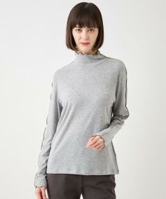 Maison de CINQ / メゾン ドゥ サンク カットソー | 【小さいサイズ】メローフリルハイネックカットソー