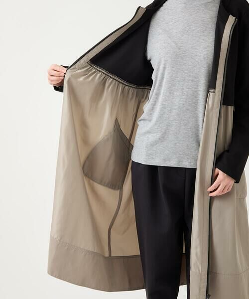 Maison de CINQ / メゾン ドゥ サンク ロング・マキシ丈ワンピース | 【小さいサイズ/洗える】タフタジョイントフロントジップワンピース | 詳細12