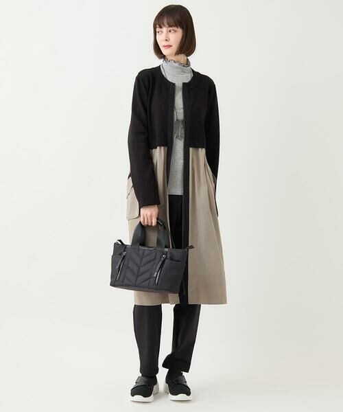 Maison de CINQ / メゾン ドゥ サンク ロング・マキシ丈ワンピース | 【小さいサイズ/洗える】タフタジョイントフロントジップワンピース | 詳細15