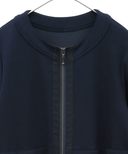 Maison de CINQ / メゾン ドゥ サンク ロング・マキシ丈ワンピース | 【小さいサイズ/洗える】タフタジョイントフロントジップワンピース | 詳細20