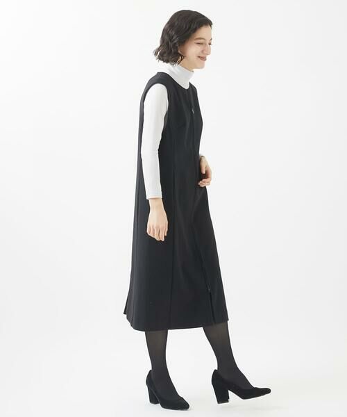 Maison de CINQ / メゾン ドゥ サンク ロング・マキシ丈スカート | [セットアップ対応]圧縮ジャージージャンパースカート | 詳細29