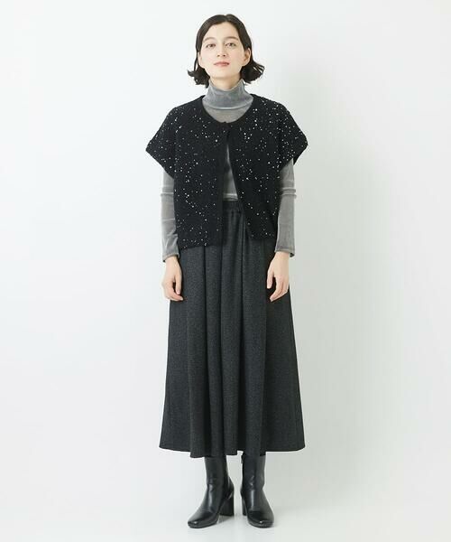 Maison de CINQ / メゾン ドゥ サンク ロング・マキシ丈スカート | [日本製]ウール混ストレッチツイードスカート | 詳細28