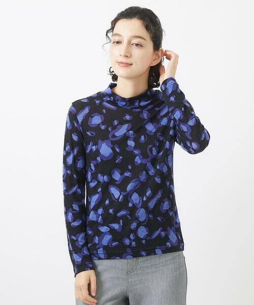 Maison de CINQ / メゾン ドゥ サンク カットソー | [日本製]ウールガーゼ天竺アニマルカットソー | 詳細1