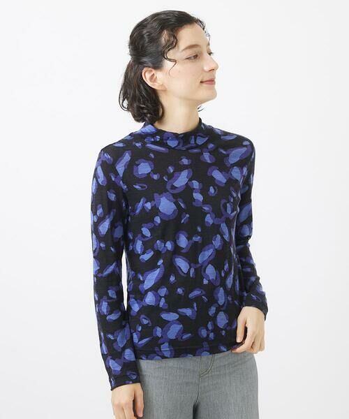 Maison de CINQ / メゾン ドゥ サンク カットソー | [日本製]ウールガーゼ天竺アニマルカットソー | 詳細2