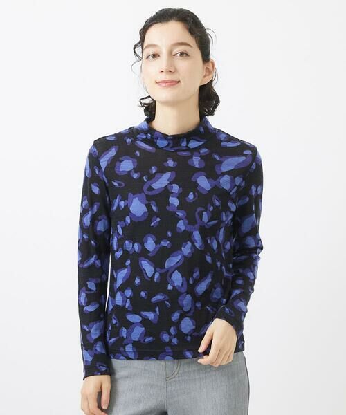 Maison de CINQ / メゾン ドゥ サンク カットソー | [日本製]ウールガーゼ天竺アニマルカットソー | 詳細3