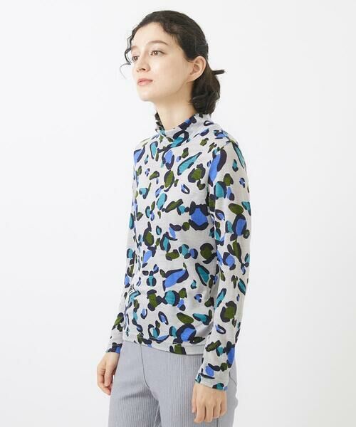 Maison de CINQ / メゾン ドゥ サンク カットソー | [日本製]ウールガーゼ天竺アニマルカットソー | 詳細4