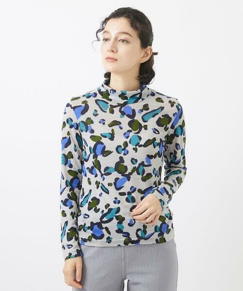 Maison de CINQ / メゾン ドゥ サンク カットソー | [日本製]ウールガーゼ天竺アニマルカットソー | 詳細5