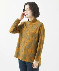 Maison de CINQ / メゾン ドゥ サンク カットソー | 水玉パイルジャガードプルオーバー