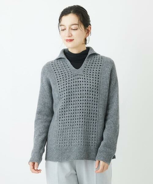 Maison de CINQ / メゾン ドゥ サンク ニット・セーター | [日本製]ホールガーメントレーシーニット | 詳細2