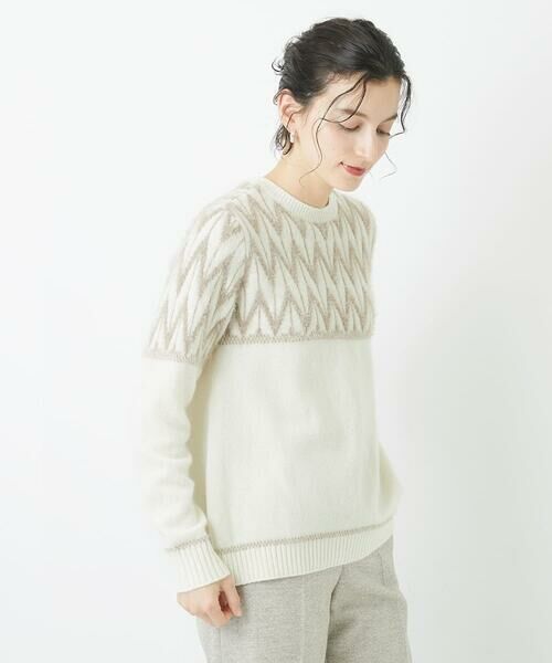 Maison de CINQ / メゾン ドゥ サンク ニット・セーター | シャギーモールジャガードニット | 詳細2