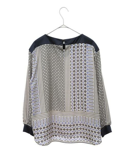 Maison de CINQ / メゾン ドゥ サンク シャツ・ブラウス | [セットアップ対応]ジオメトリックプリントブラウス | 詳細29