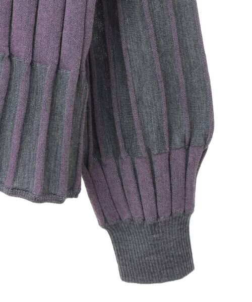 Maison de CINQ / メゾン ドゥ サンク ニット・セーター | 【小さいサイズ/アンサンブル対応】プレーティングリブニットプルオーバー | 詳細22