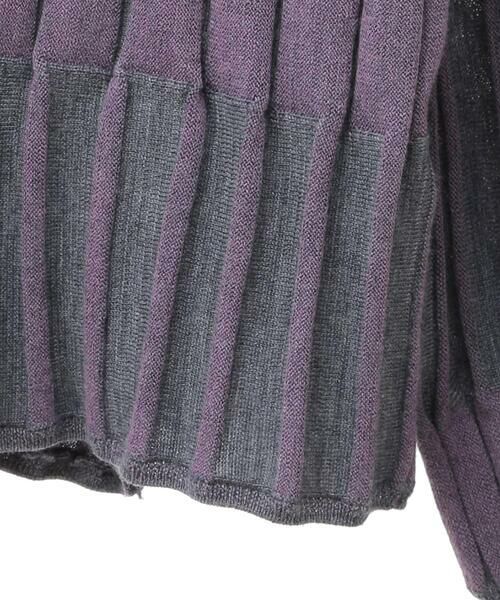 Maison de CINQ / メゾン ドゥ サンク ニット・セーター | 【小さいサイズ/アンサンブル対応】プレーティングリブニットプルオーバー | 詳細23