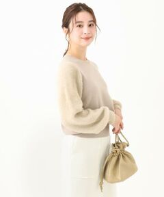 Maison de CINQ / メゾン ドゥ サンク ニット・セーター | 【小さいサイズ】シャギースリーブニットプルオーバー/洗える