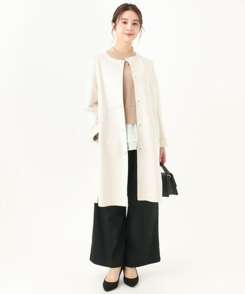 Maison de CINQ / メゾン ドゥ サンク その他パンツ | 【小さいサイズ】裏起毛ワイドストレートプルオンパンツ/洗える | 詳細29