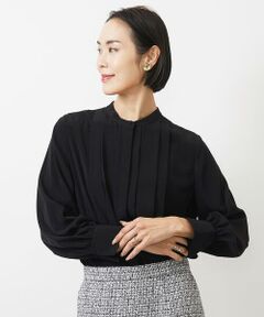 Maison de CINQ / メゾン ドゥ サンク シャツ・ブラウス | [小さいサイズ]バンドカラータックブラウス