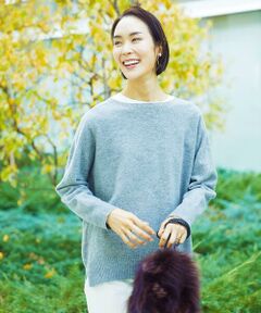 Maison de CINQ / メゾン ドゥ サンク ニット・セーター | [小さいサイズ]ホールガーメント(R)サイドスリットデザインニット(定番素材)