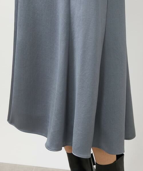 Maison de CINQ / メゾン ドゥ サンク ロング・マキシ丈スカート | [小さいサイズ]ヴィンテージサテンスカート | 詳細11