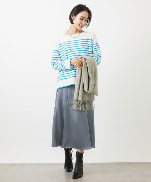 Maison de CINQ / メゾン ドゥ サンク ロング・マキシ丈スカート | [小さいサイズ]ヴィンテージサテンスカート | 詳細14