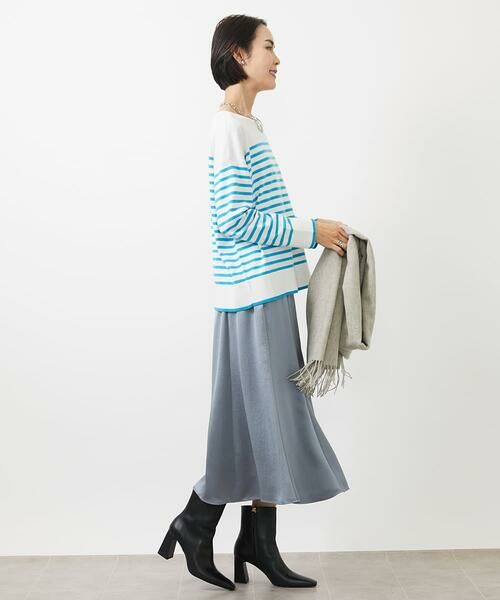 Maison de CINQ / メゾン ドゥ サンク ロング・マキシ丈スカート | [小さいサイズ]ヴィンテージサテンスカート | 詳細15