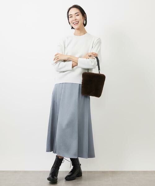Maison de CINQ / メゾン ドゥ サンク ロング・マキシ丈スカート | [小さいサイズ]ヴィンテージサテンスカート | 詳細16