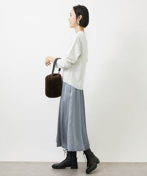 Maison de CINQ / メゾン ドゥ サンク ロング・マキシ丈スカート | [小さいサイズ]ヴィンテージサテンスカート | 詳細18