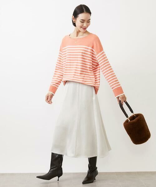 Maison de CINQ / メゾン ドゥ サンク ロング・マキシ丈スカート | [小さいサイズ]ヴィンテージサテンスカート | 詳細20