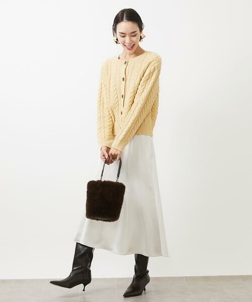 Maison de CINQ / メゾン ドゥ サンク ロング・マキシ丈スカート | [小さいサイズ]ヴィンテージサテンスカート | 詳細22