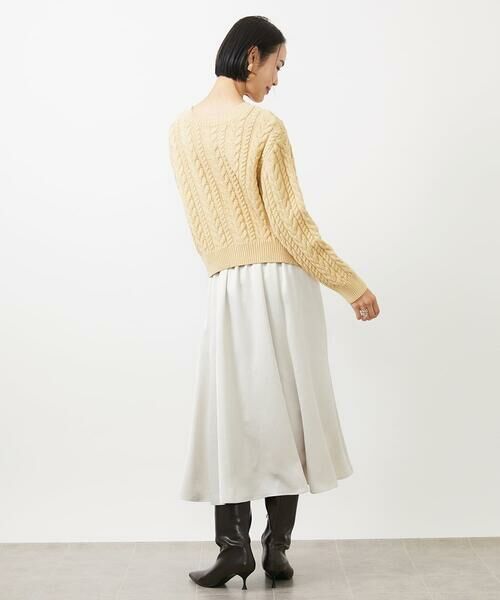 Maison de CINQ / メゾン ドゥ サンク ロング・マキシ丈スカート | [小さいサイズ]ヴィンテージサテンスカート | 詳細25