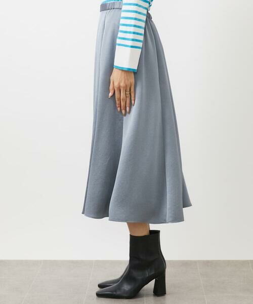 Maison de CINQ / メゾン ドゥ サンク ロング・マキシ丈スカート | [小さいサイズ]ヴィンテージサテンスカート | 詳細6
