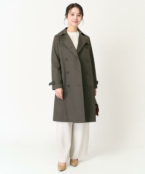 Maison de CINQ / メゾン ドゥ サンク シャツ・ブラウス | 【小さいサイズ】フリルネックデザインサテンワッシャーブラウス/洗える | 詳細22