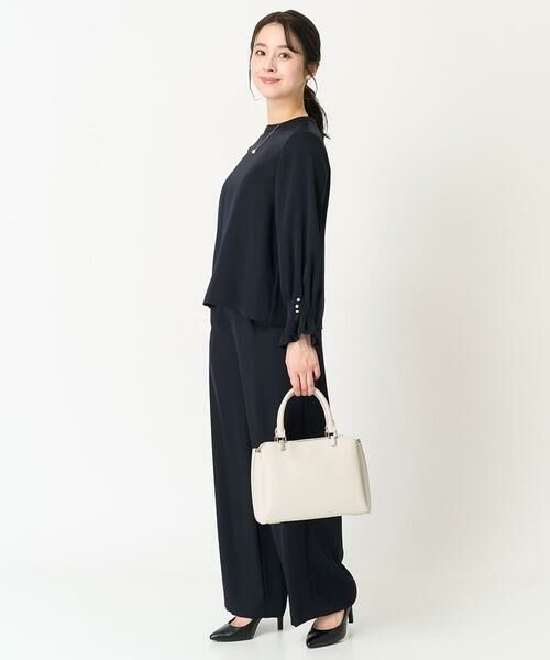 Maison de CINQ / メゾン ドゥ サンク シャツ・ブラウス | 【小さいサイズ】タックフリルデザインスリーブブラウス/撥水加工/洗える/セットアップ対応 | 詳細13