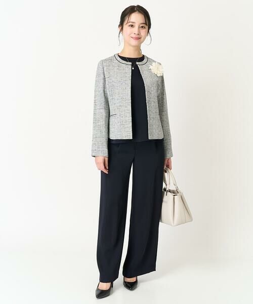 Maison de CINQ / メゾン ドゥ サンク シャツ・ブラウス | 【小さいサイズ】タックフリルデザインスリーブブラウス/撥水加工/洗える/セットアップ対応 | 詳細15