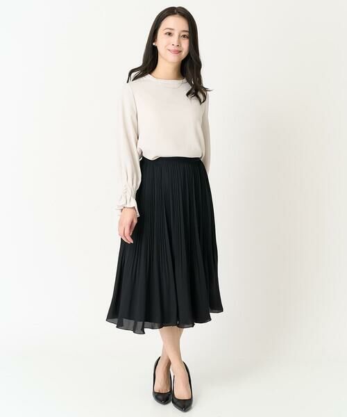 Maison de CINQ / メゾン ドゥ サンク シャツ・ブラウス | 【小さいサイズ】タックフリルデザインスリーブブラウス/撥水加工/洗える/セットアップ対応 | 詳細22