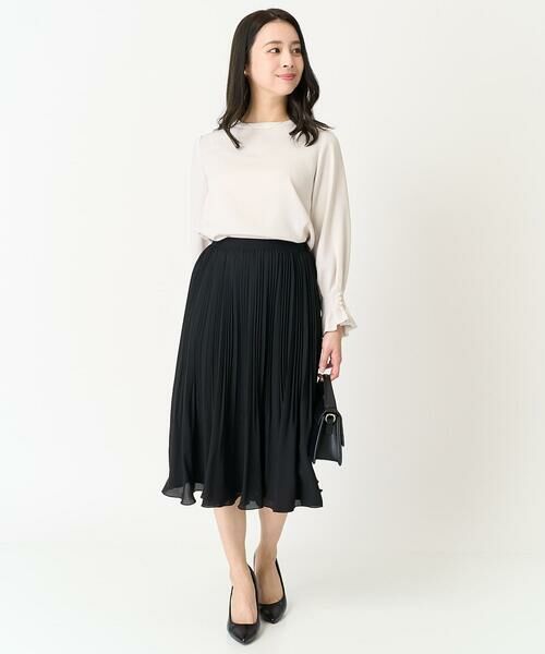 Maison de CINQ / メゾン ドゥ サンク シャツ・ブラウス | 【小さいサイズ】タックフリルデザインスリーブブラウス/撥水加工/洗える/セットアップ対応 | 詳細23