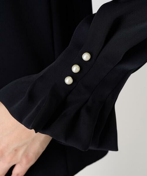 Maison de CINQ / メゾン ドゥ サンク シャツ・ブラウス | 【小さいサイズ】タックフリルデザインスリーブブラウス/撥水加工/洗える/セットアップ対応 | 詳細9